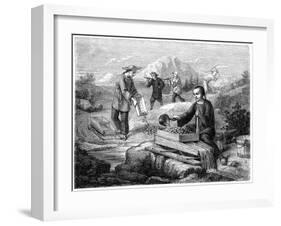 Chinese Miners, California, 19th Century-Gustave Adolphe Chassevent-Bacques-Framed Giclee Print