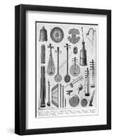 Chinese Musical Instruments-null-Framed Art Print