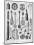 Chinese Musical Instruments-null-Mounted Art Print