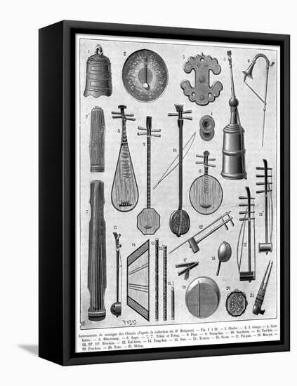 Chinese Musical Instruments-null-Framed Stretched Canvas