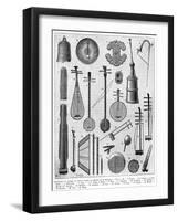 Chinese Musical Instruments-null-Framed Art Print