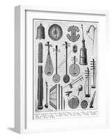 Chinese Musical Instruments-null-Framed Art Print