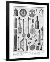 Chinese Musical Instruments-null-Framed Art Print