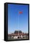 Chinese National Flag Infront of the Gate of Heavenly Peace in Tiananmen Square Beijing China-Christian Kober-Framed Stretched Canvas