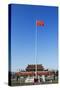 Chinese National Flag Infront of the Gate of Heavenly Peace in Tiananmen Square Beijing China-Christian Kober-Stretched Canvas