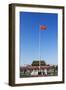 Chinese National Flag Infront of the Gate of Heavenly Peace in Tiananmen Square Beijing China-Christian Kober-Framed Photographic Print