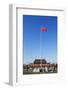 Chinese National Flag Infront of the Gate of Heavenly Peace in Tiananmen Square Beijing China-Christian Kober-Framed Photographic Print