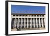 Chinese National Flags on a Government Building Tiananmen Square Beijing China-Christian Kober-Framed Photographic Print