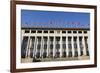 Chinese National Flags on a Government Building Tiananmen Square Beijing China-Christian Kober-Framed Photographic Print