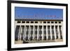 Chinese National Flags on a Government Building Tiananmen Square Beijing China-Christian Kober-Framed Photographic Print