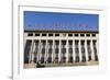 Chinese National Flags on a Government Building Tiananmen Square Beijing China-Christian Kober-Framed Photographic Print