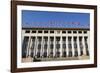 Chinese National Flags on a Government Building Tiananmen Square Beijing China-Christian Kober-Framed Photographic Print