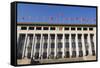 Chinese National Flags on a Government Building Tiananmen Square Beijing China-Christian Kober-Framed Stretched Canvas