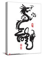 Chinese New Year Calligraphy For The Year Of Dragon-yienkeat-Stretched Canvas