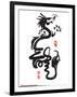 Chinese New Year Calligraphy For The Year Of Dragon-yienkeat-Framed Art Print