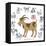 Chinese New Year Goat Color with Twelve Zodiacs Illustration-jpldesigns-Framed Stretched Canvas