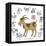 Chinese New Year Goat Color with Twelve Zodiacs Illustration-jpldesigns-Framed Stretched Canvas