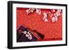 Chinese New Year Ornament on a Festive Background.-Liang Zhang-Framed Photographic Print