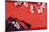 Chinese New Year Ornament on a Festive Background.-Liang Zhang-Mounted Photographic Print