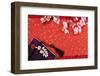 Chinese New Year Ornament on a Festive Background.-Liang Zhang-Framed Photographic Print