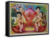 Chinese New Year's Good Luck Poster-null-Framed Stretched Canvas