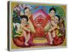 Chinese New Year's Good Luck Poster-null-Stretched Canvas