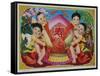 Chinese New Year's Good Luck Poster-null-Framed Stretched Canvas