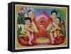 Chinese New Year's Good Luck Poster-null-Framed Stretched Canvas