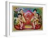 Chinese New Year's Good Luck Poster-null-Framed Giclee Print