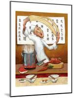 Chinese Noodle Chef-John Howard-Mounted Giclee Print