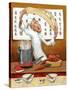 Chinese Noodle Chef-John Howard-Stretched Canvas