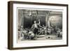 Chinese Opium Smokers, from "China in a Series of Views" by George Newenham Wright 1843-Thomas Allom-Framed Giclee Print