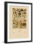 Chinese Ornaments and Talismans-Racinet-Framed Art Print