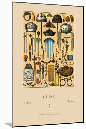 Chinese Ornaments and Talismans-Racinet-Mounted Art Print