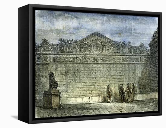 Chinese Pagoda in the Chinese Town Near Saigon Vietnam 19th Century Nineteenth Century-null-Framed Stretched Canvas