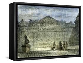 Chinese Pagoda in the Chinese Town Near Saigon Vietnam 19th Century Nineteenth Century-null-Framed Stretched Canvas