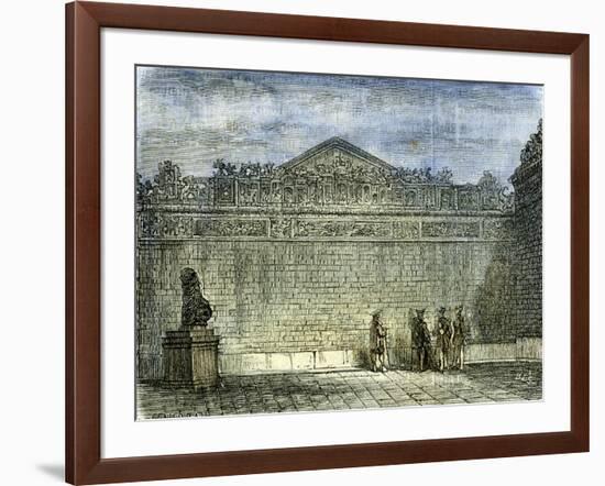 Chinese Pagoda in the Chinese Town Near Saigon Vietnam 19th Century Nineteenth Century-null-Framed Giclee Print