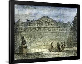 Chinese Pagoda in the Chinese Town Near Saigon Vietnam 19th Century Nineteenth Century-null-Framed Giclee Print