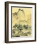 Chinese Painting, Hills-Iva Afonskaya-Framed Art Print