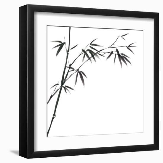 Chinese Painting Of Bamboo-bluesee-Framed Art Print