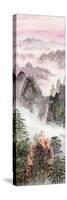 Chinese Painting Of High Mountain-aslysun-Stretched Canvas