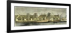 Chinese Part of Saigon Vietnam 19th Century-null-Framed Giclee Print