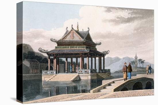 Chinese Pavilion, 1810-Thomas & William Daniell-Stretched Canvas