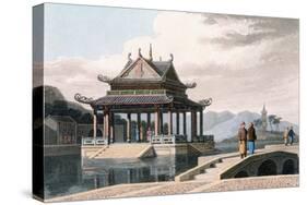 Chinese Pavilion, 1810-Thomas & William Daniell-Stretched Canvas