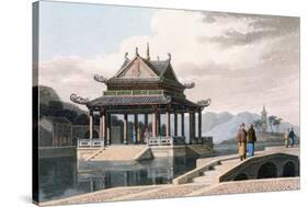 Chinese Pavilion, 1810-Thomas & William Daniell-Stretched Canvas