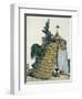 Chinese Pavilion in Garden, Circa 1810, Italy, 19th Century-null-Framed Giclee Print