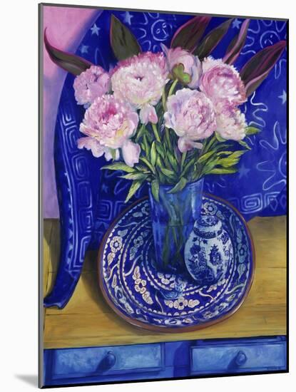 Chinese Peonies (Pivoines Chinoises)-Isy Ochoa-Mounted Giclee Print