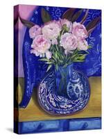 Chinese Peonies (Pivoines Chinoises)-Isy Ochoa-Stretched Canvas
