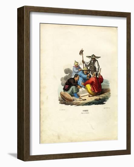 Chinese People, 1863-79-Raimundo Petraroja-Framed Giclee Print