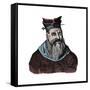 Chinese Philosopher Confucius-Stefano Bianchetti-Framed Stretched Canvas